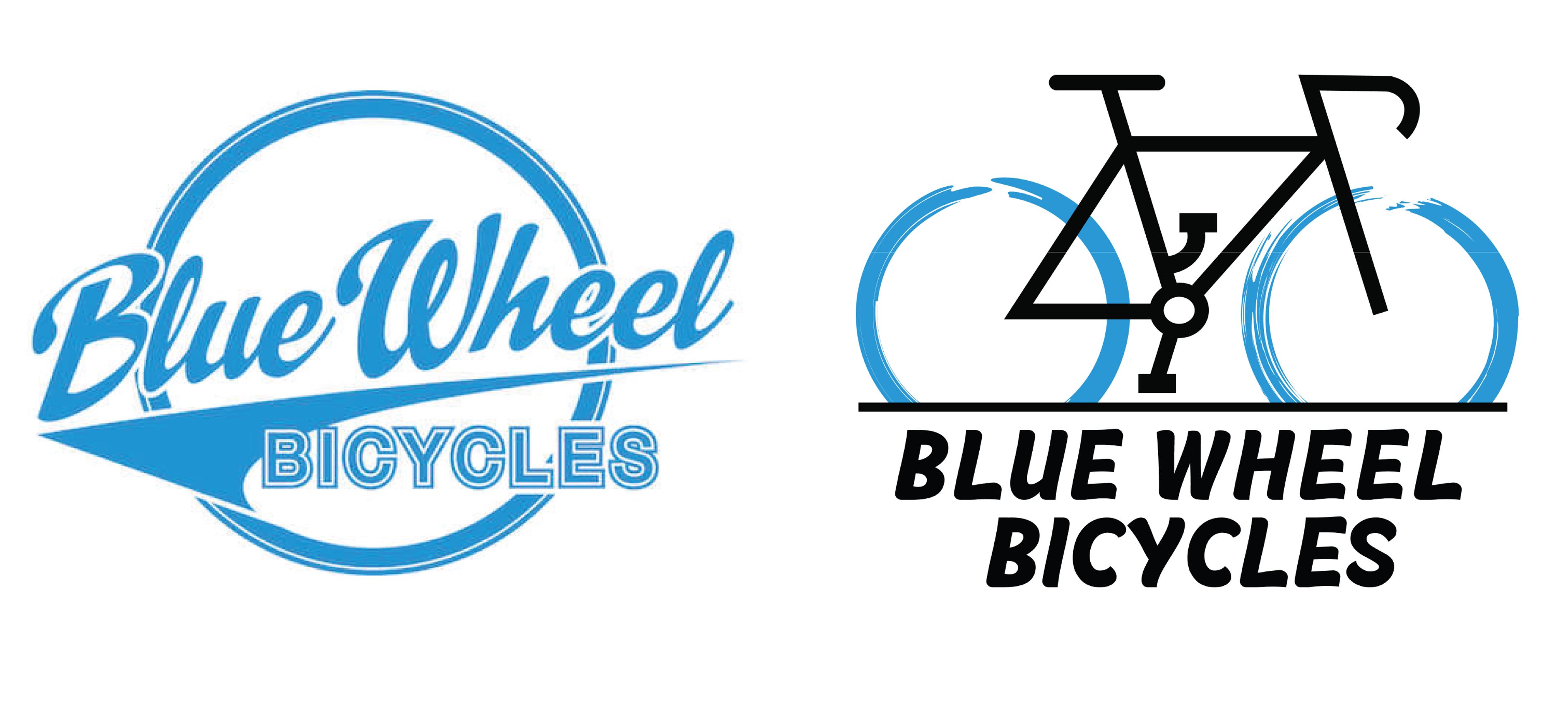 Blue Wheel Bicycles Old and New Logo Comparison