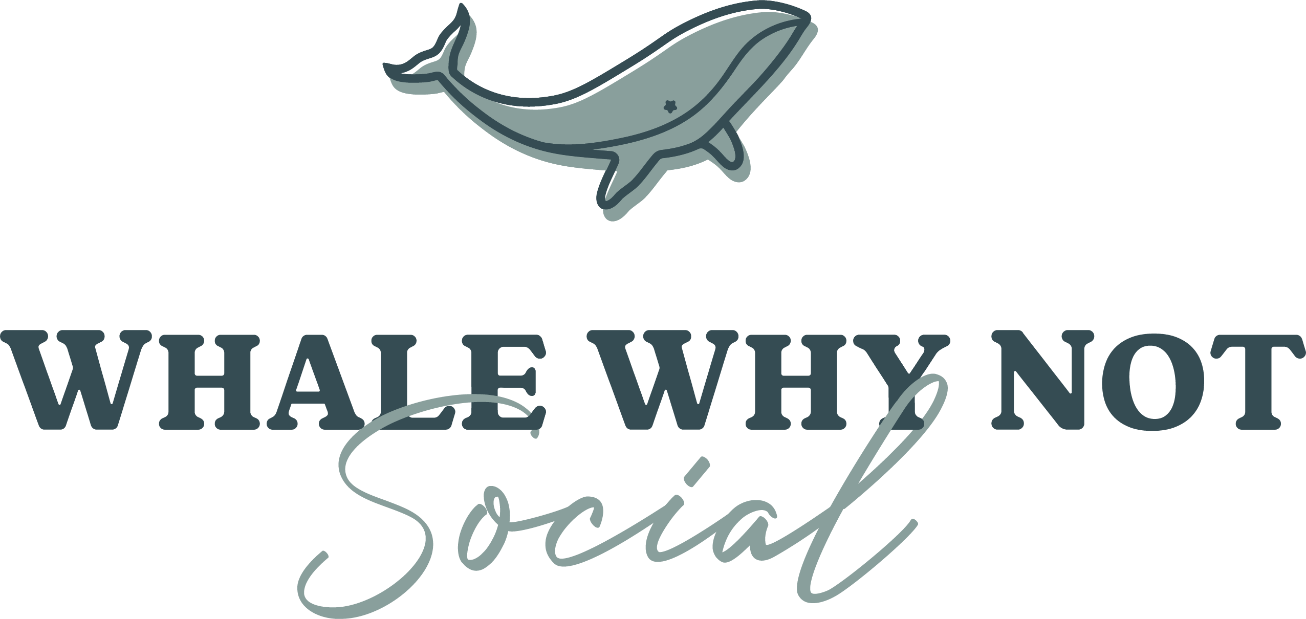 Whale Why Not Social Media Management Logo